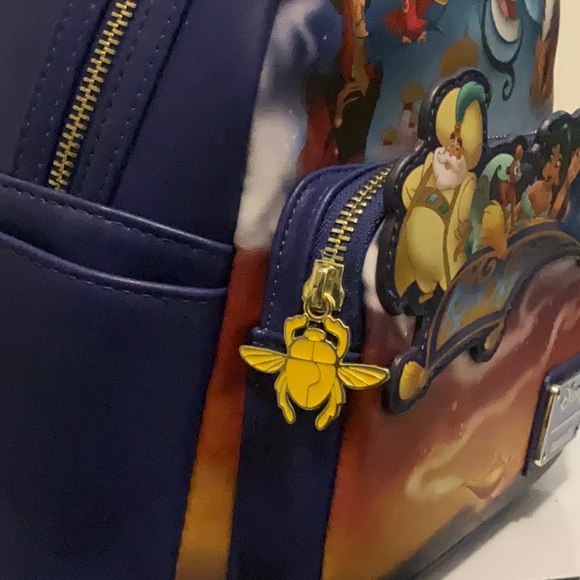 Loungefly Disney Aladdin 30th Anniversary Mini Backpack - Picture 4 of 5